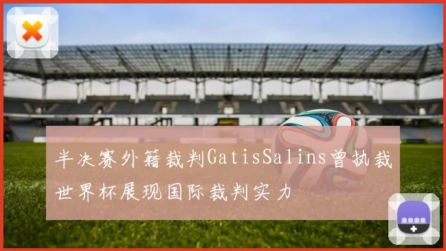 半决赛外籍裁判GatisSalins曾执裁世界杯展现国际裁判实力